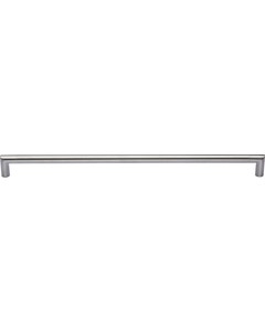 Manzoni Modern D Stainless Steel Cabinet Pull, 18" Center to Center, Stainless Steel
