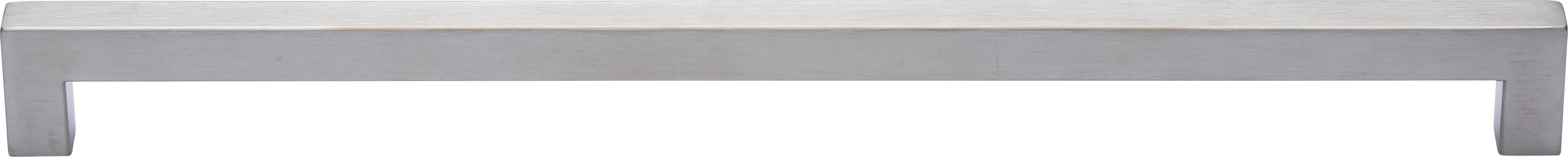 Manzoni Square Stainless Steel Cabinet Pull, 18" Center to Center, Stainless Steel