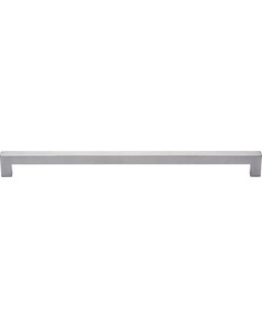 Manzoni Square Stainless Steel Cabinet Pull, 18" Center to Center, Stainless Steel