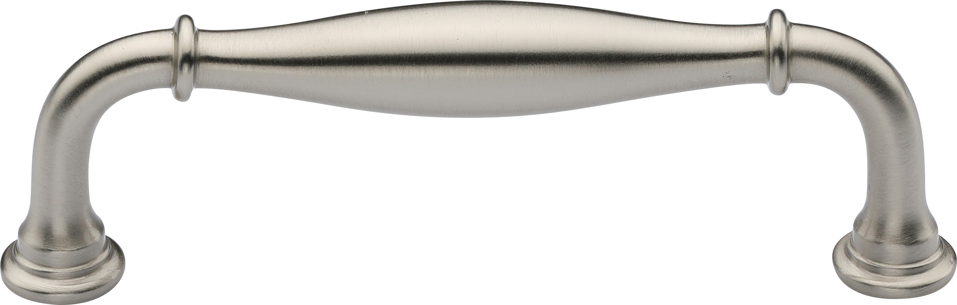 Manzoni Adria Cabinet Pull, 4" Center to Center, Satin Nickel
