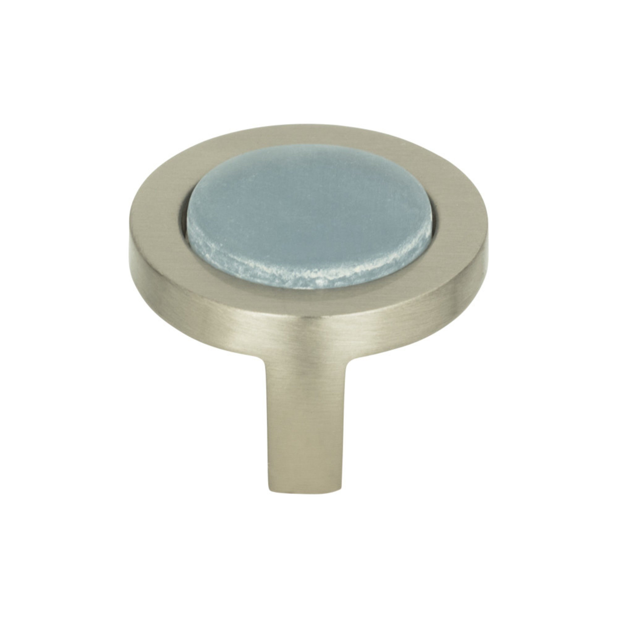 Spa Blue 1-1/4" Diameter Round Cabinet Knob