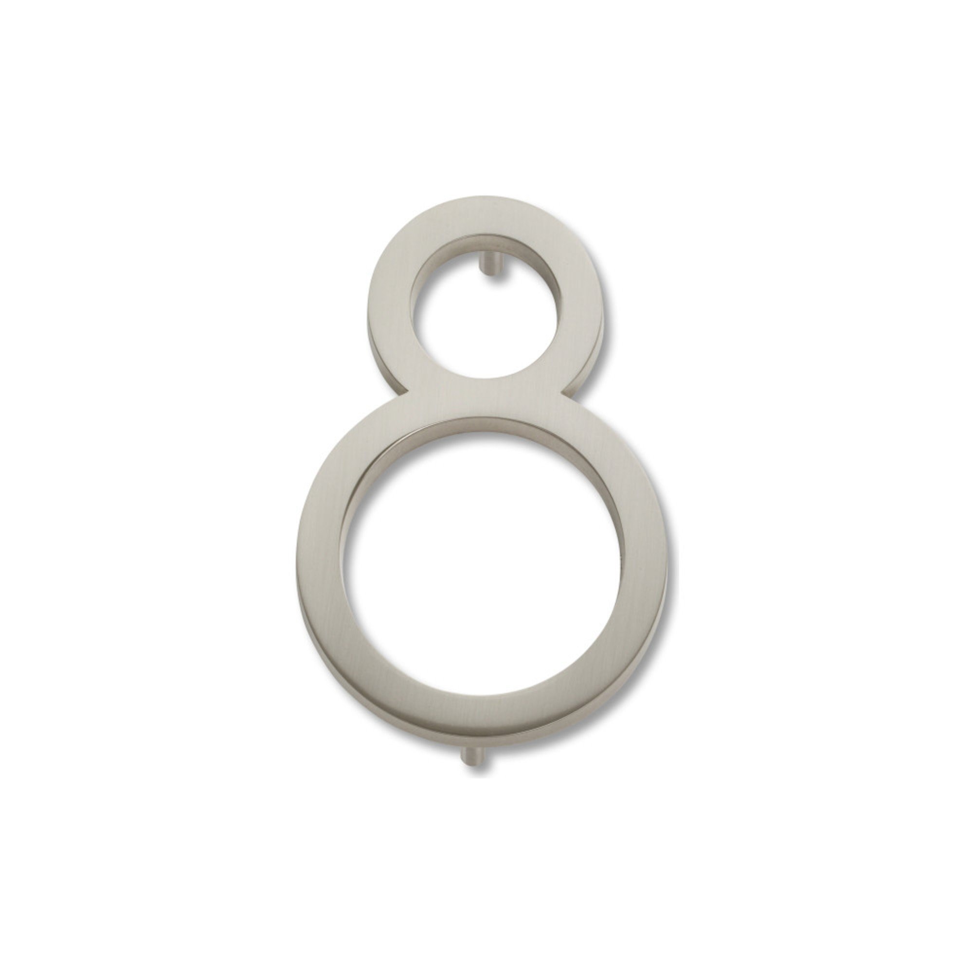 Modern Avalon 4-1/2" H Floating Mount House Number 8