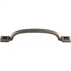 Square Inset Cabinet Pull 5 1/16" Center to Center Cast Iron