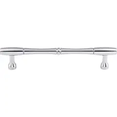 Nouveau Bamboo Cabinet Pull 7" Center to Center Polished Chrome