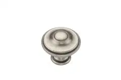 Manzoni Domed Round Cabinet Knob, 1 1/8" Diameter