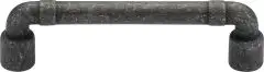 Manzoni Pipe Dot Cabinet Pull, 3 3/4" Center to Center