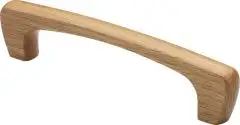 Manzoni Organic Designer Wood Cabinet Pull, 7 5/8" Overall Length