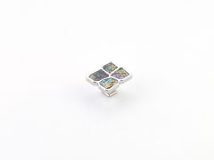 Imperial Shell Cabinet Knob, Imperial Shell, Polished Nickel, 1-1/2" x 1-1/4"