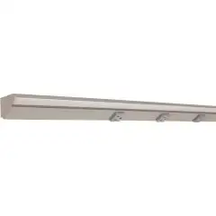 42-1/2" RM Series Lighted Power Strip, 600 Lm/Ft Higher Output, Bronze finish, Black receptacles, Daylight White 5000K