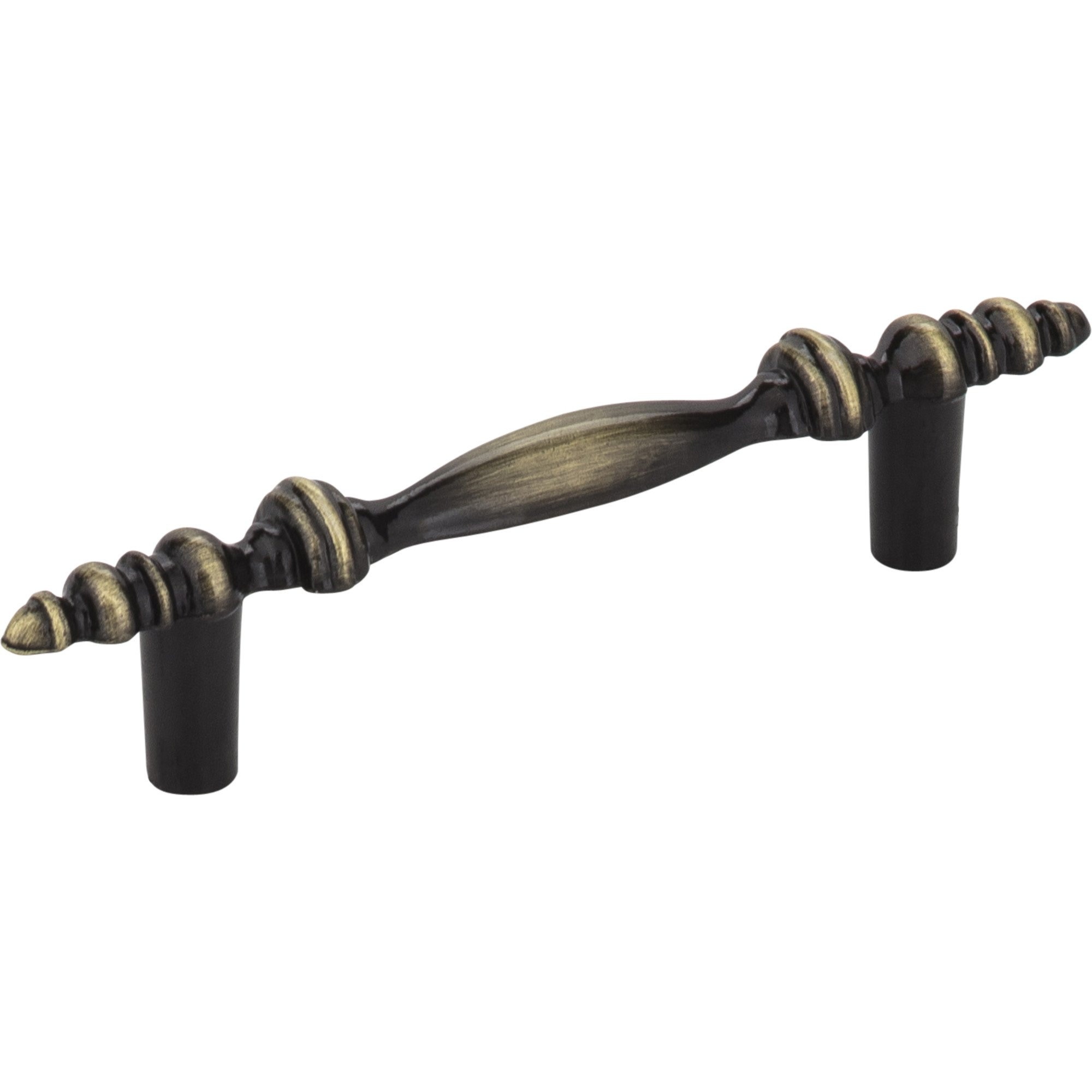 Kingsport 3" Center-to-Center Traditional Cabinet Pull Brushed Antique Brass (AB)
