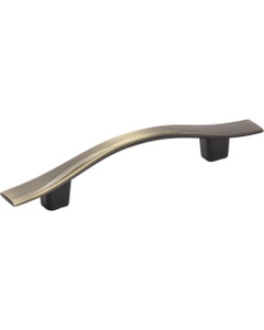 Kingsport 3" Center-to-Center Arch Cabinet Pull Brushed Antique Brass (AB)