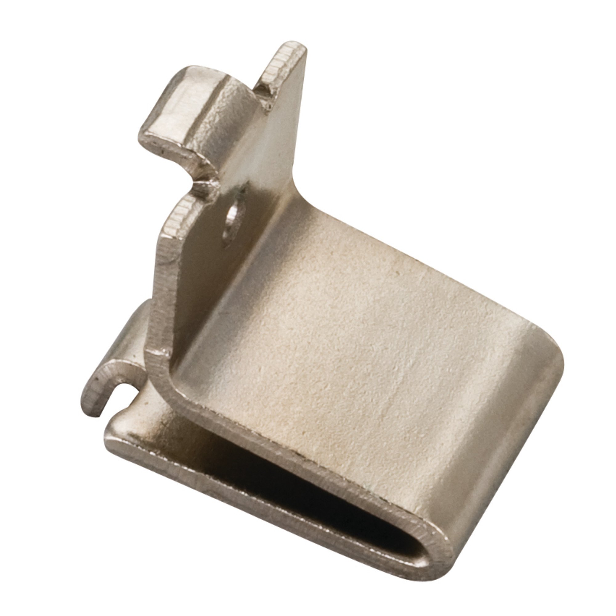 Nickel Single-Track Shelf Clip Builder Pack (1,000 pcs.) - Priced and Sold by the Thousand. Order 1 for 1,000 Pieces