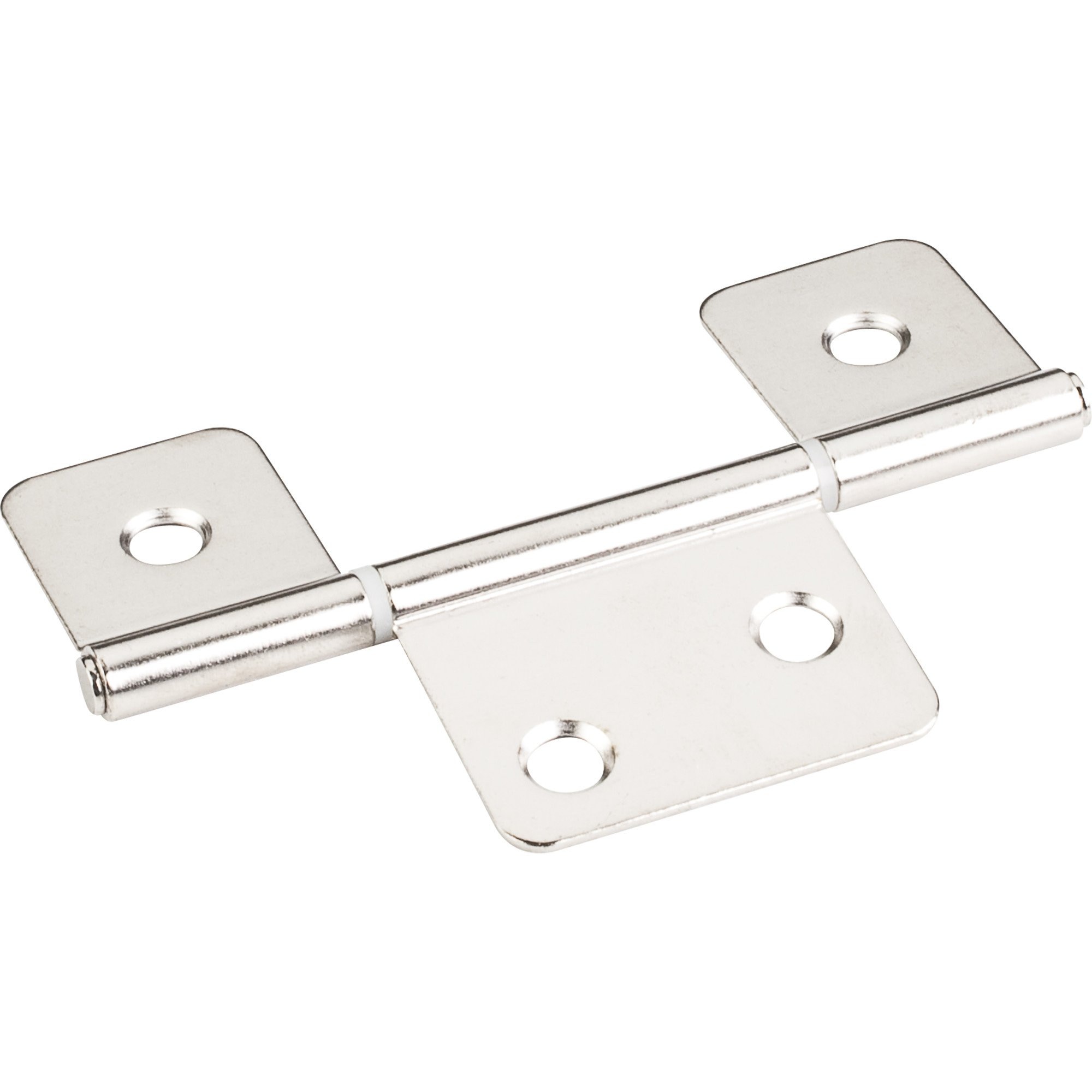 3-1/2" Three Leaf Fixed Pin Swaged Non-Mortise Hinge