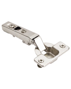 HR Max 110 Degree Standard Duty Full Overlay Screw Adjustable Self-close Hinge with Press-in 8 mm Dowels