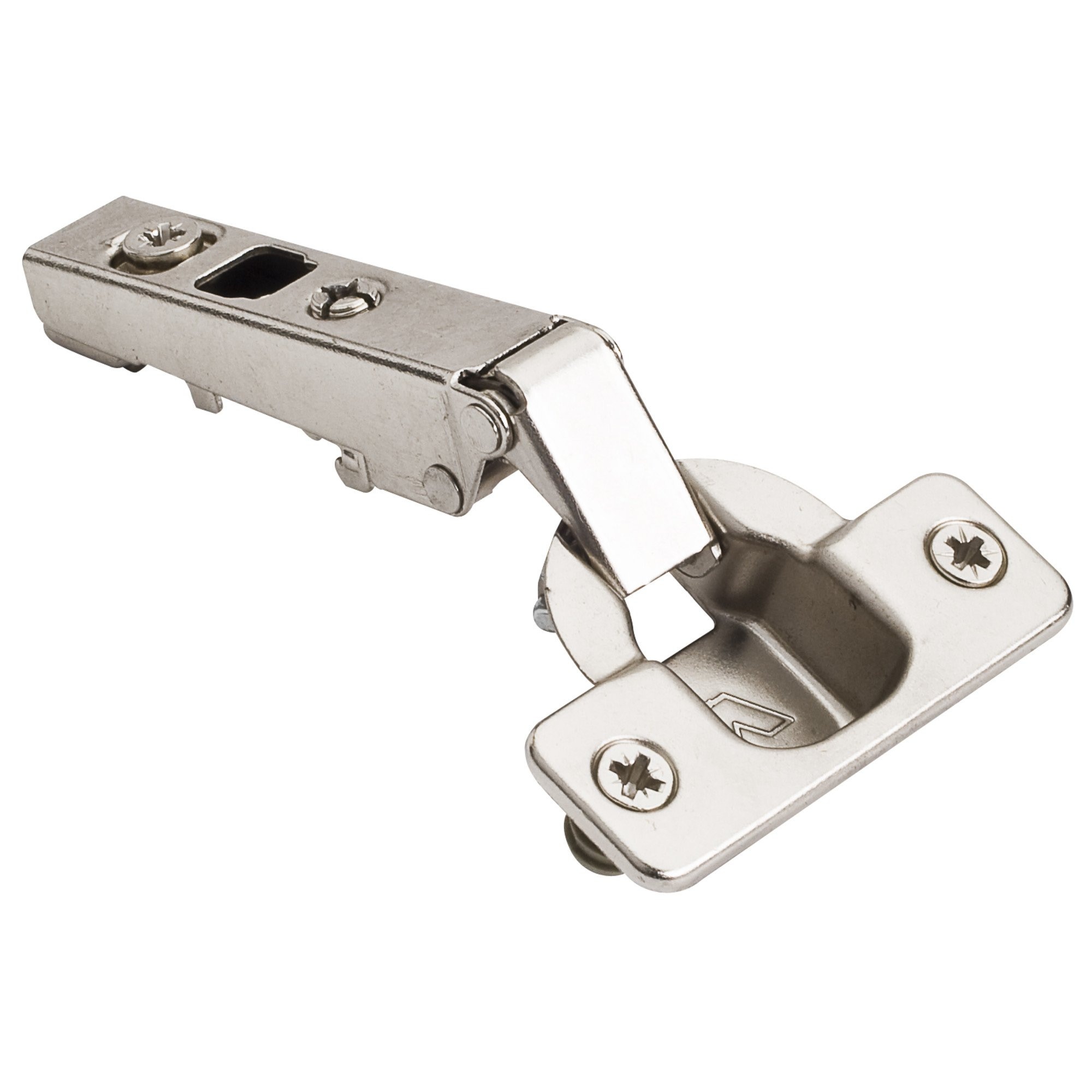 HR Max 125 Degree Standard Duty Full Overlay Cam Adjustable Self-close Hinge with Press-in 8 mm Dowels