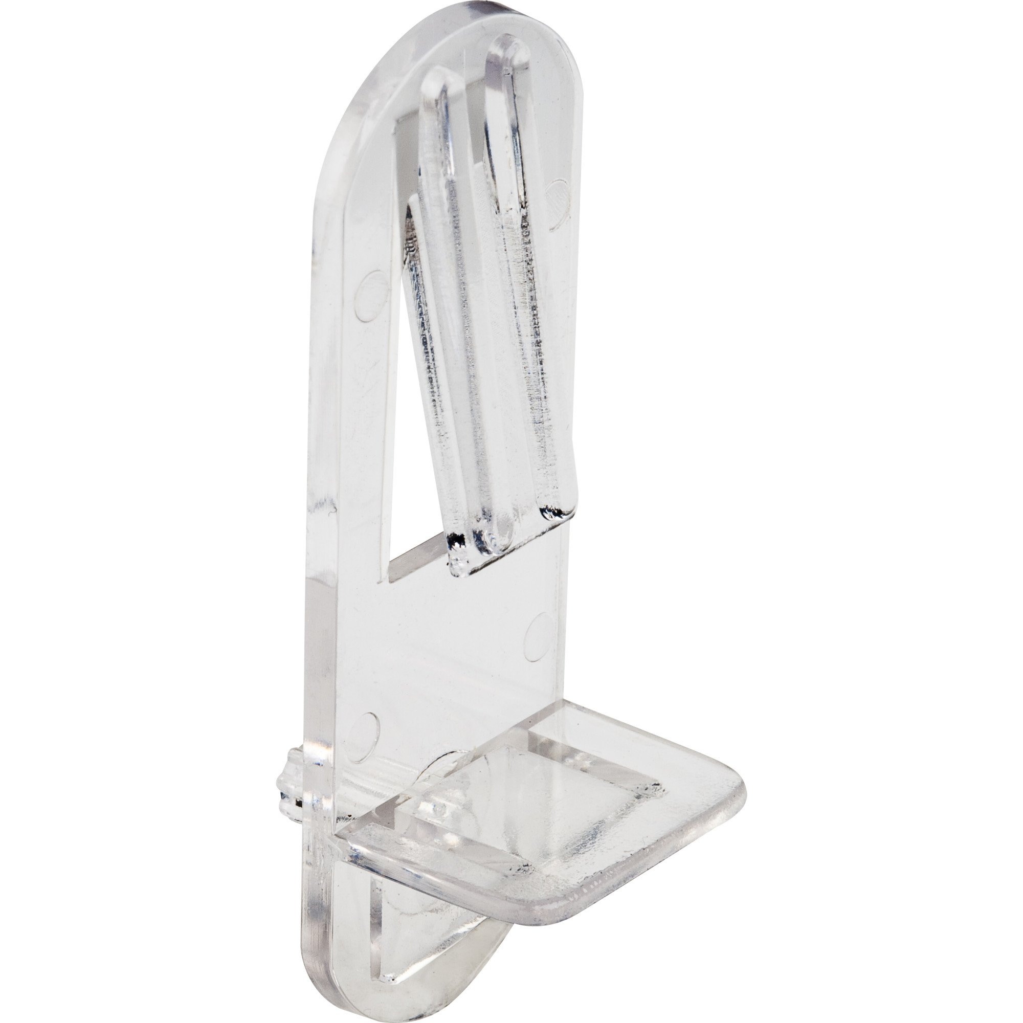 Clear 5 mm Pin Shelf Lock For 3/4" Shelf - Priced and Sold by the Thousand - MOQ 2.5, Box of 2500