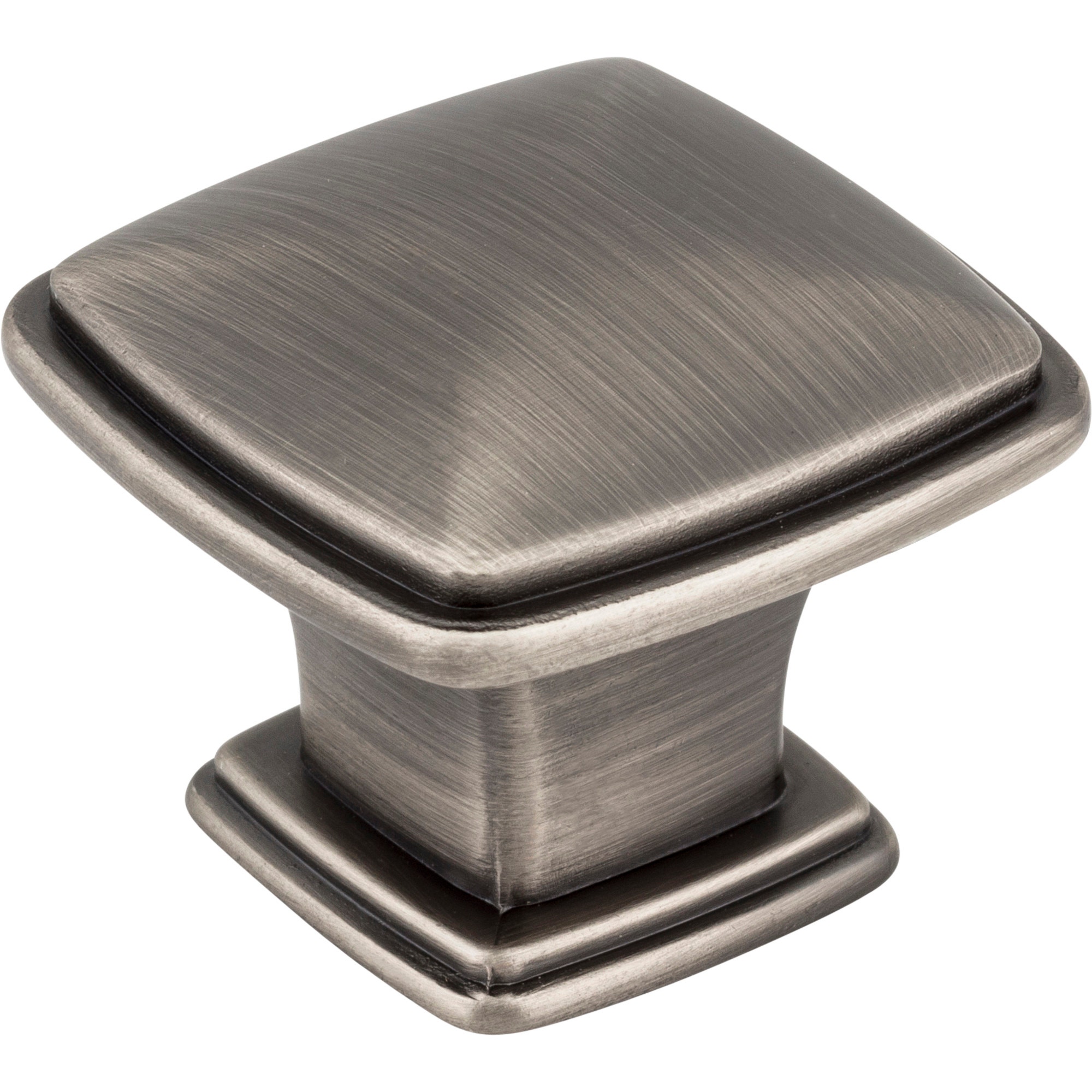 Square Milan 1 Cabinet Knob 1-3/16" Overall Length