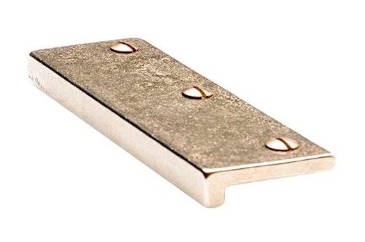 Contemporary Catch Cabinet Pull 4" Length, 1 3/8" Projection