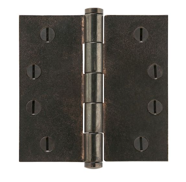Plain Bearing Extruded Hinge 4" x 4", 1/2" Barrel