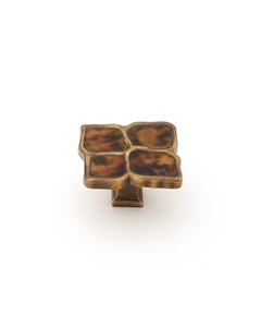 Tiger Penshell Cabinet Knob, Tiger Penshell, Estate Dover, 1-1/2" x 1-1/4"