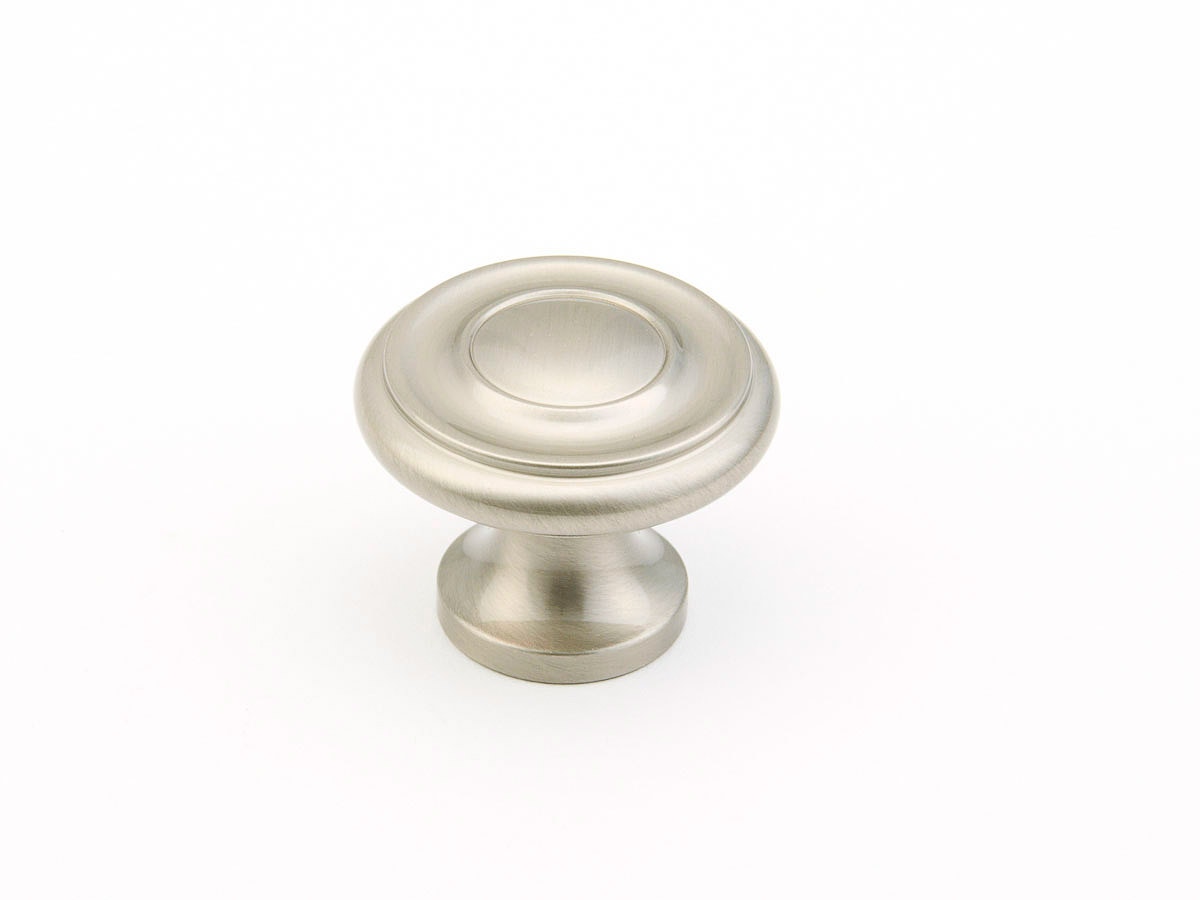 Colonial Traditional Round Cabinet Knob, 1-1/4" Width