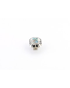 Imperial Shell Cabinet Knob, Rectangle, Imperial Shell, Polished Nickel, 1-1/2" x 1-1/4"