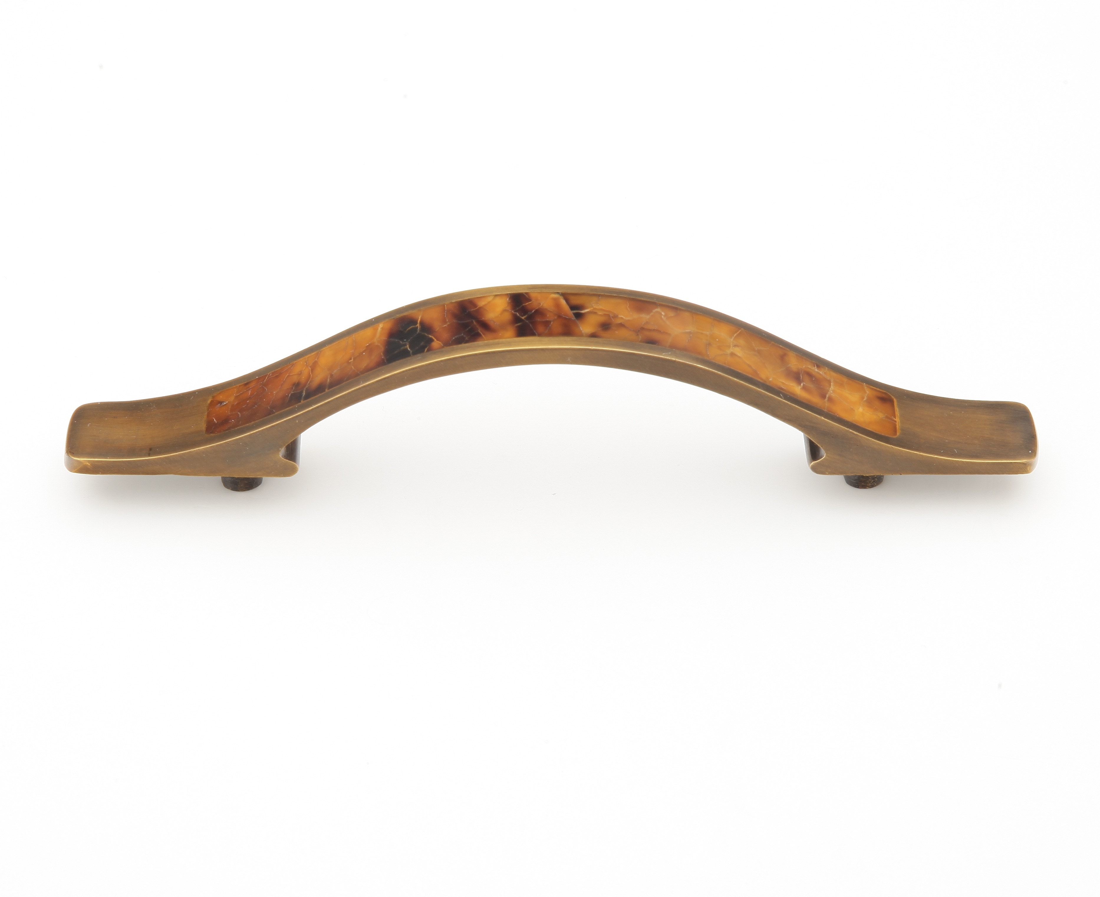 Tiger Penshell Cabinet Pull, Tiger Penshell, Estate Dover, 4" Center to Center