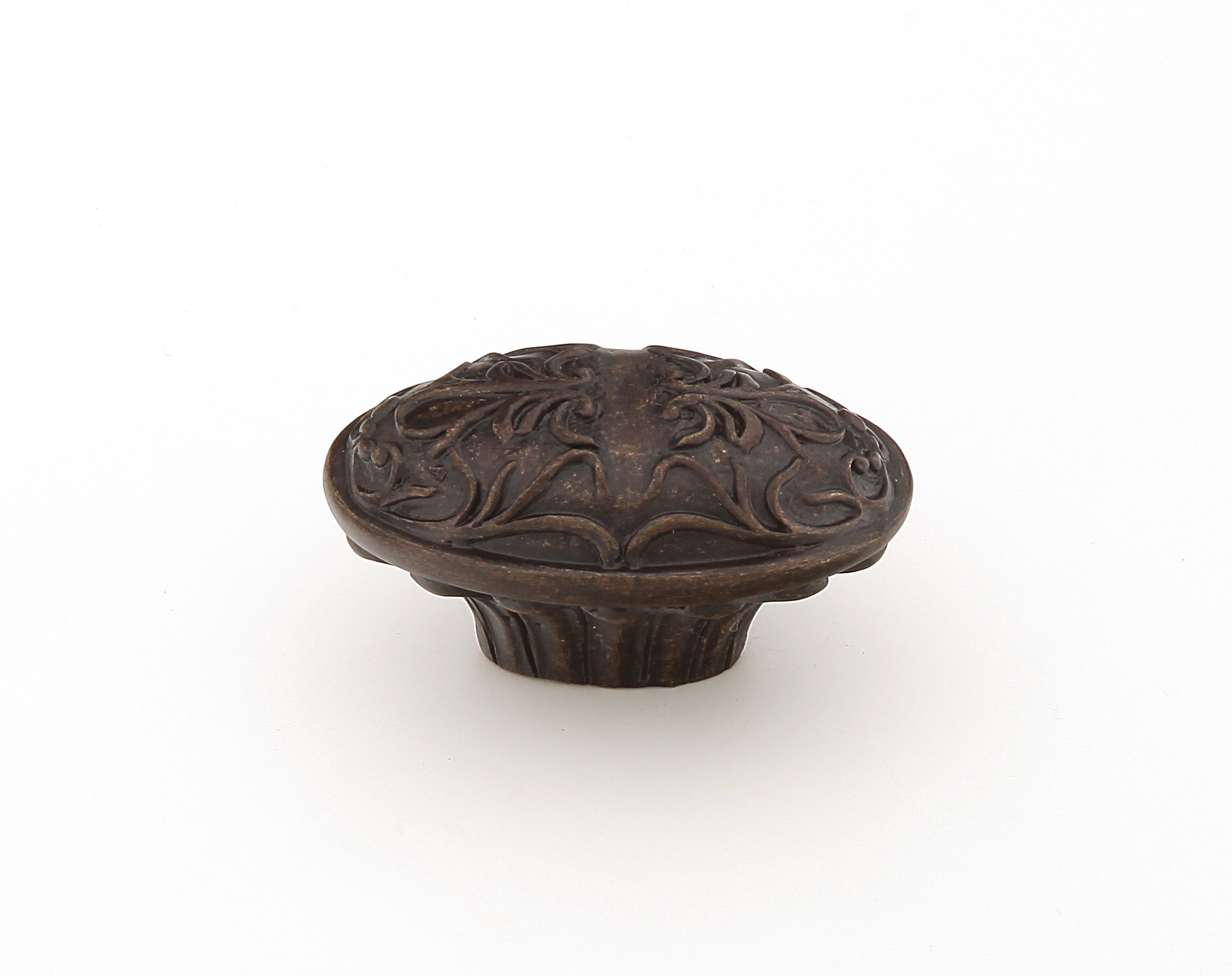 Cantata Cabinet Knob, Oval, 5/8" Center to Center, 1-1/4" x 2"