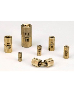 SOSS BH124 Invisible Barrel Hinge for 5/8" Door Thickness, Solid Brass