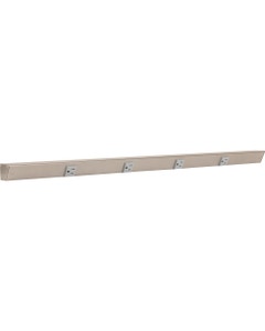 36" Slim Angle Power Strip, Grey Receptacles