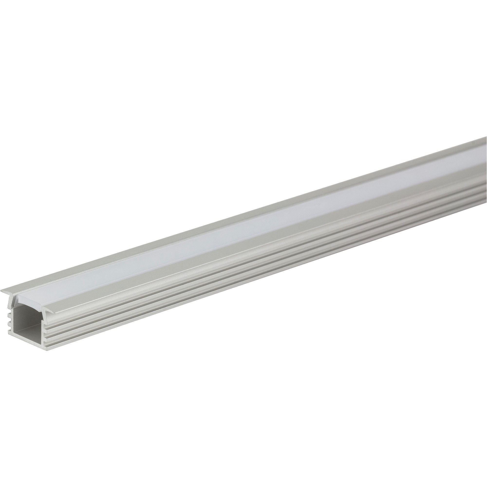 90" 002XL Series Recessed Aluminum Profile, Frosted Lens