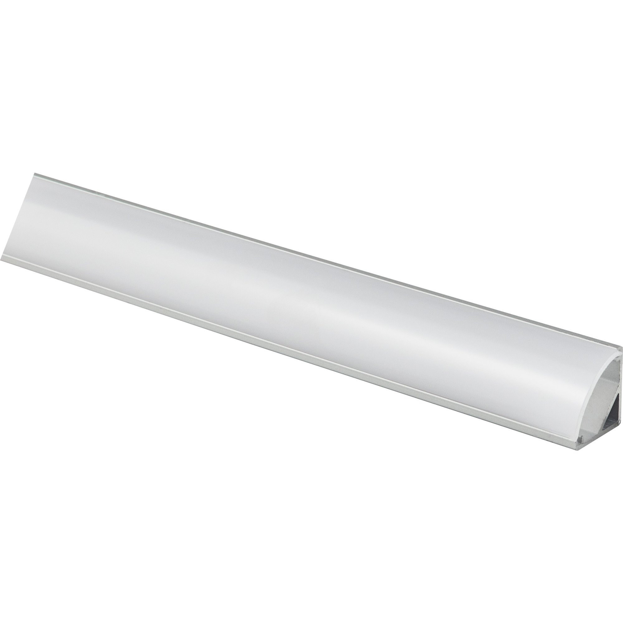 90" 003 Series Angled Aluminum Profile, Frosted Lens