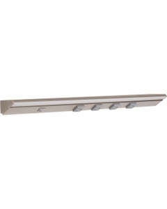 24-1/2" DV Series Lighted Power Strip, 400 Lm/Ft High Output, Black finish, Black receptacles, Daylight White 5000K