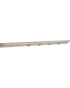 36-1/2" DV Series Lighted Power Strip, 400 Lm/Ft High Output, Black finish, Black receptacles, Soft White 3000K
