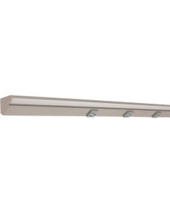 42-1/2" RM Series Lighted Power Strip, 600 Lm/Ft Higher Output, Bronze finish, Black receptacles, Daylight White 5000K