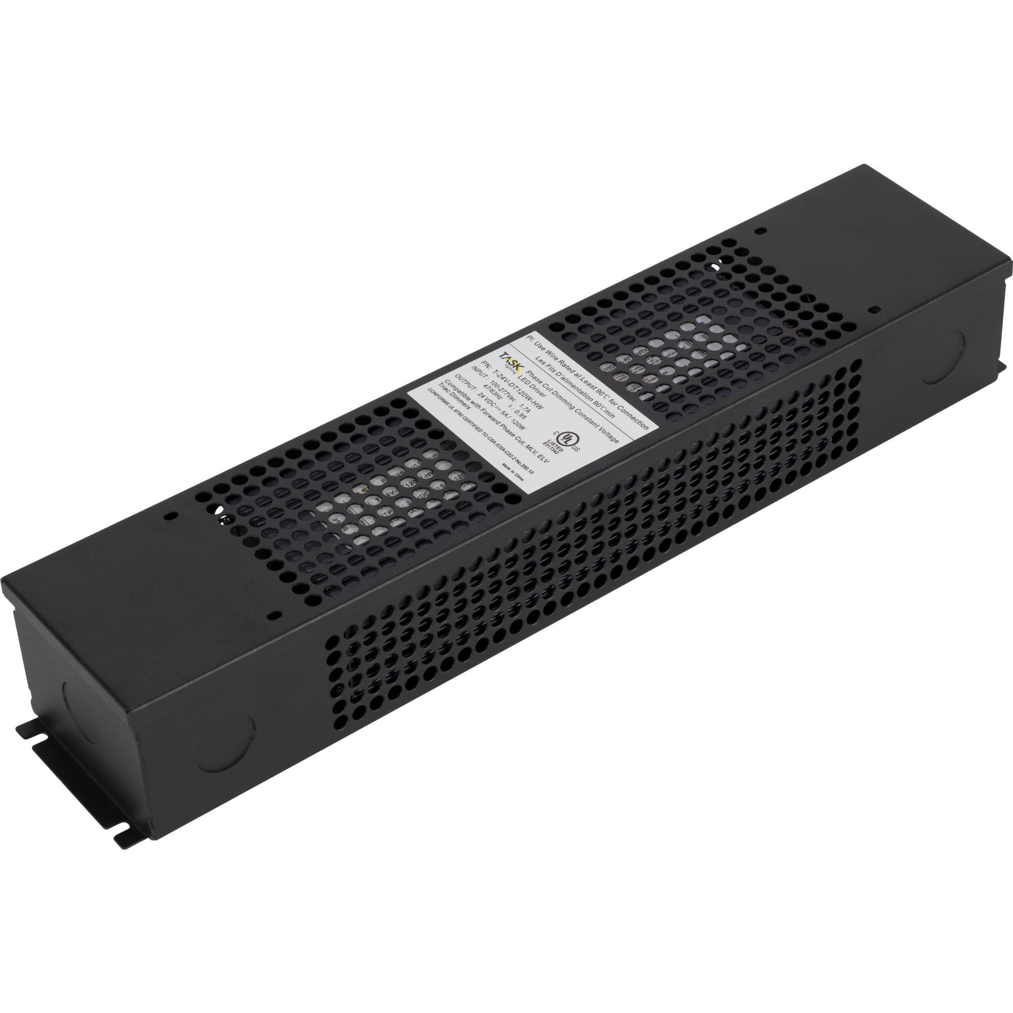 120 Watt 24V 5A Hardwired Dimmable Power Supply