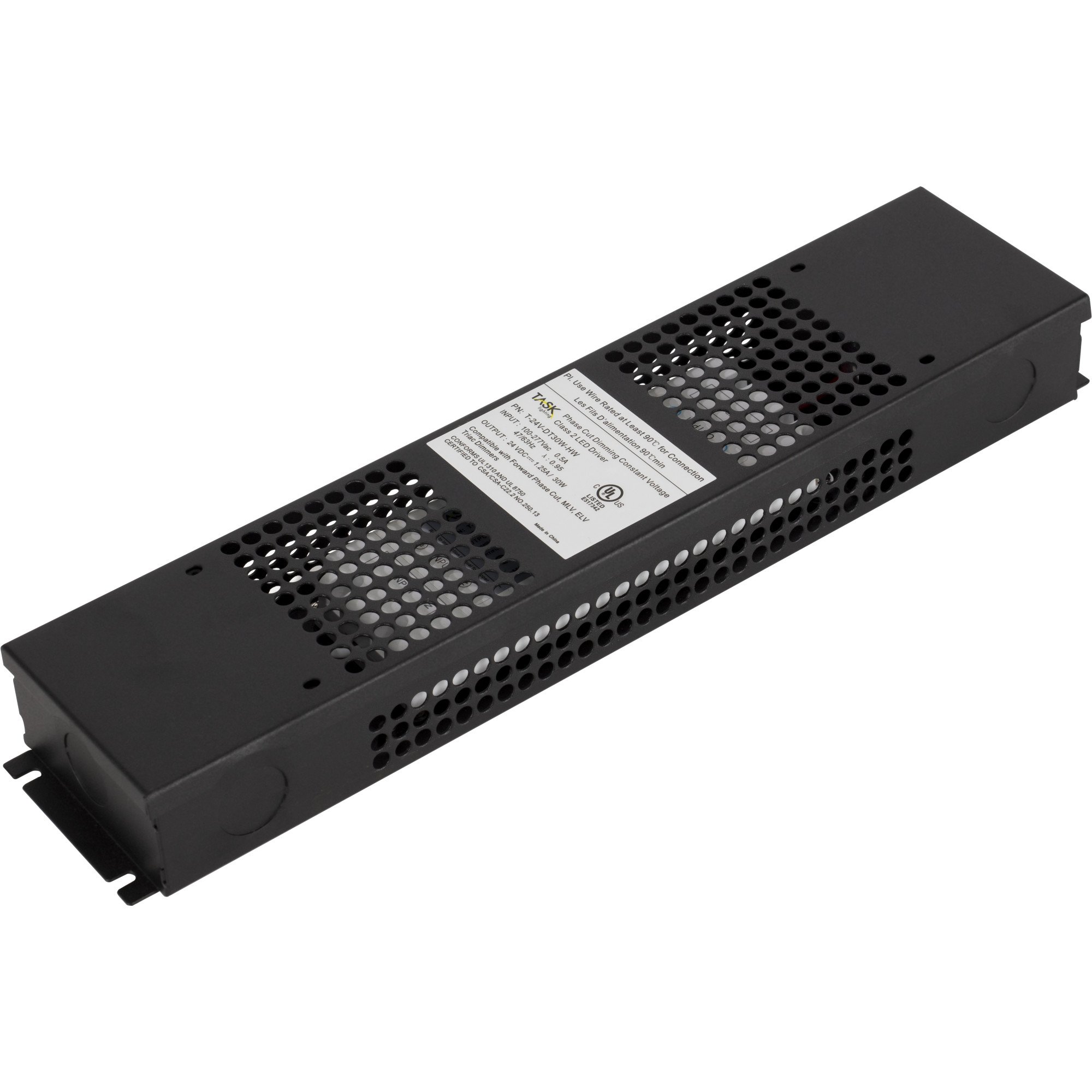 30 Watt 24V 1.25A Hardwired Dimmable Power Supply