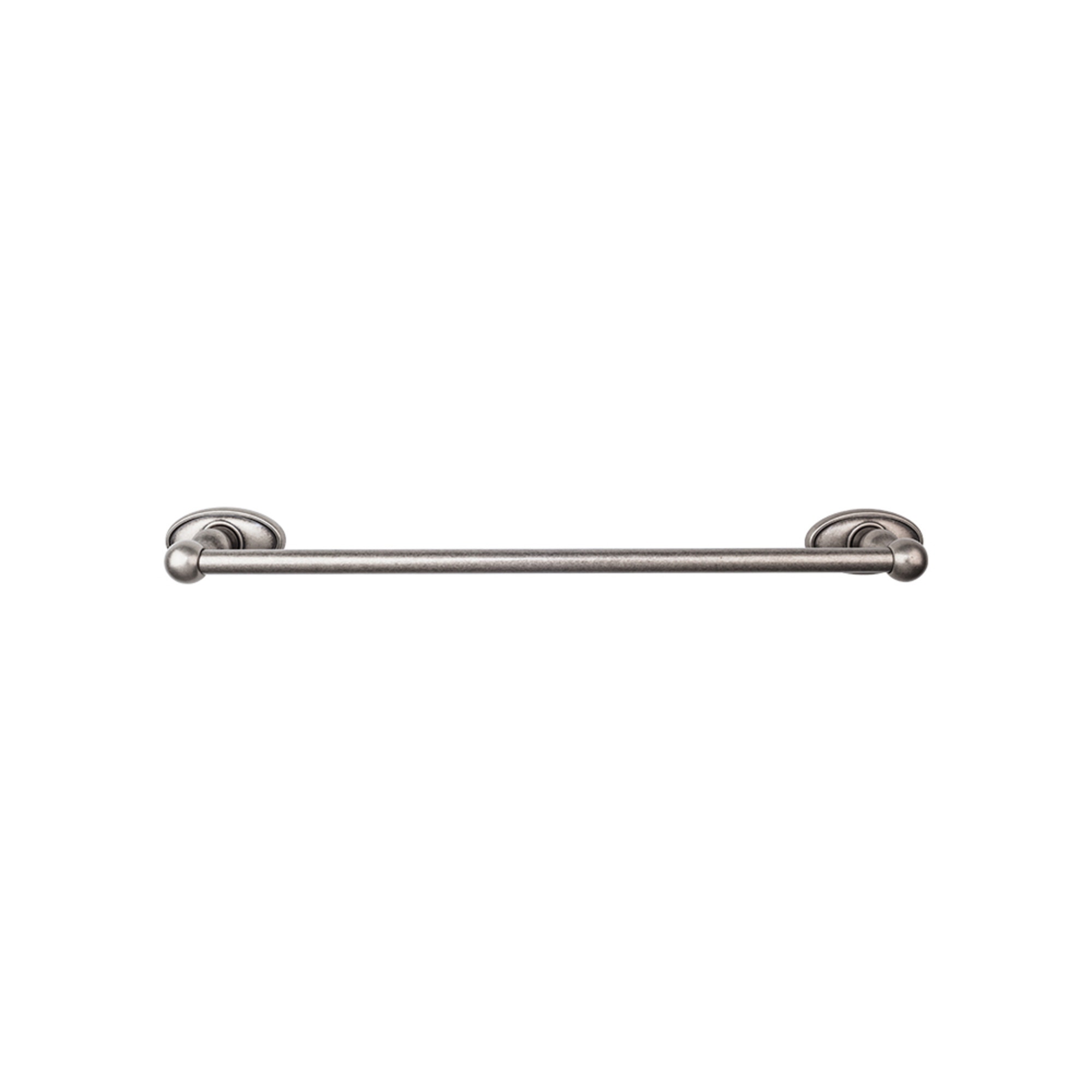 Edwardian Bath Single 26 1/2" Wall Mounted Towel Bar Oval Backplate