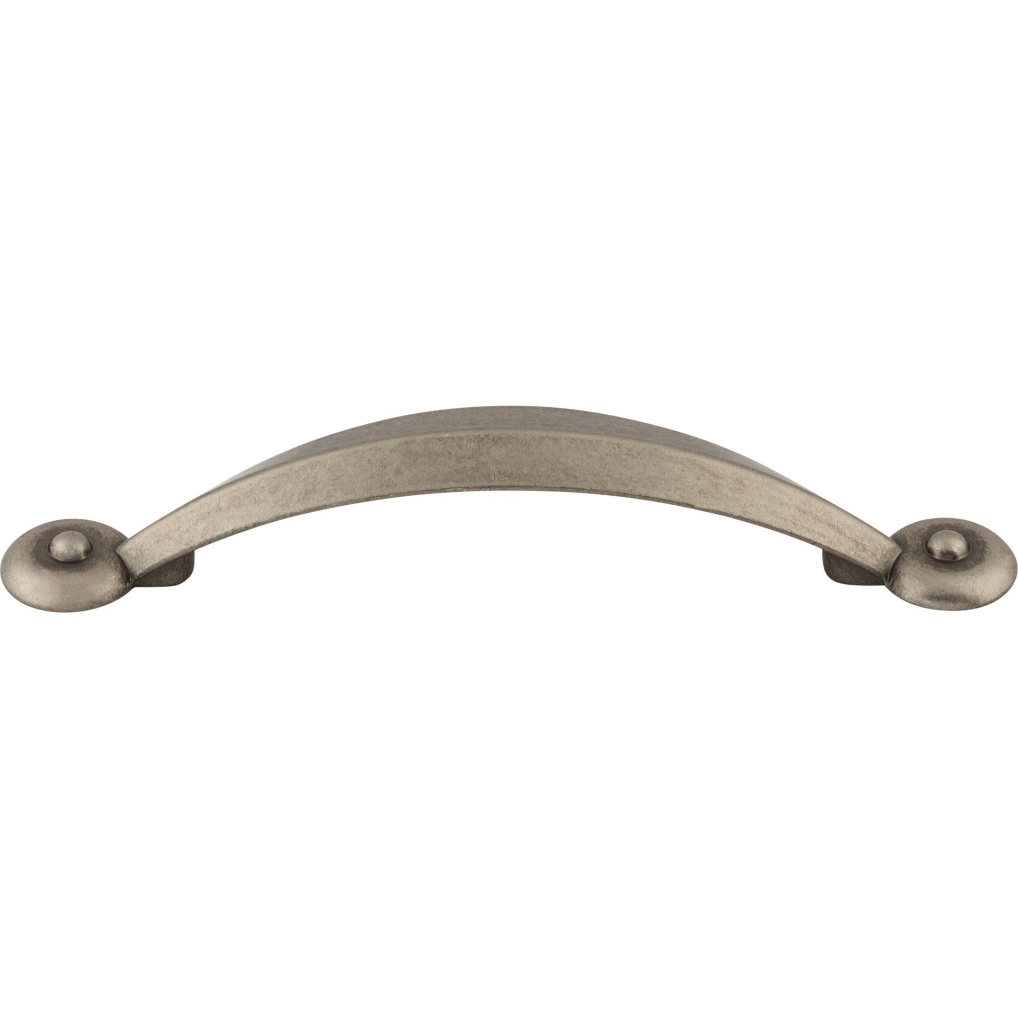 Angle Cabinet Pull 3 3/4" Center to Center Pewter Antique