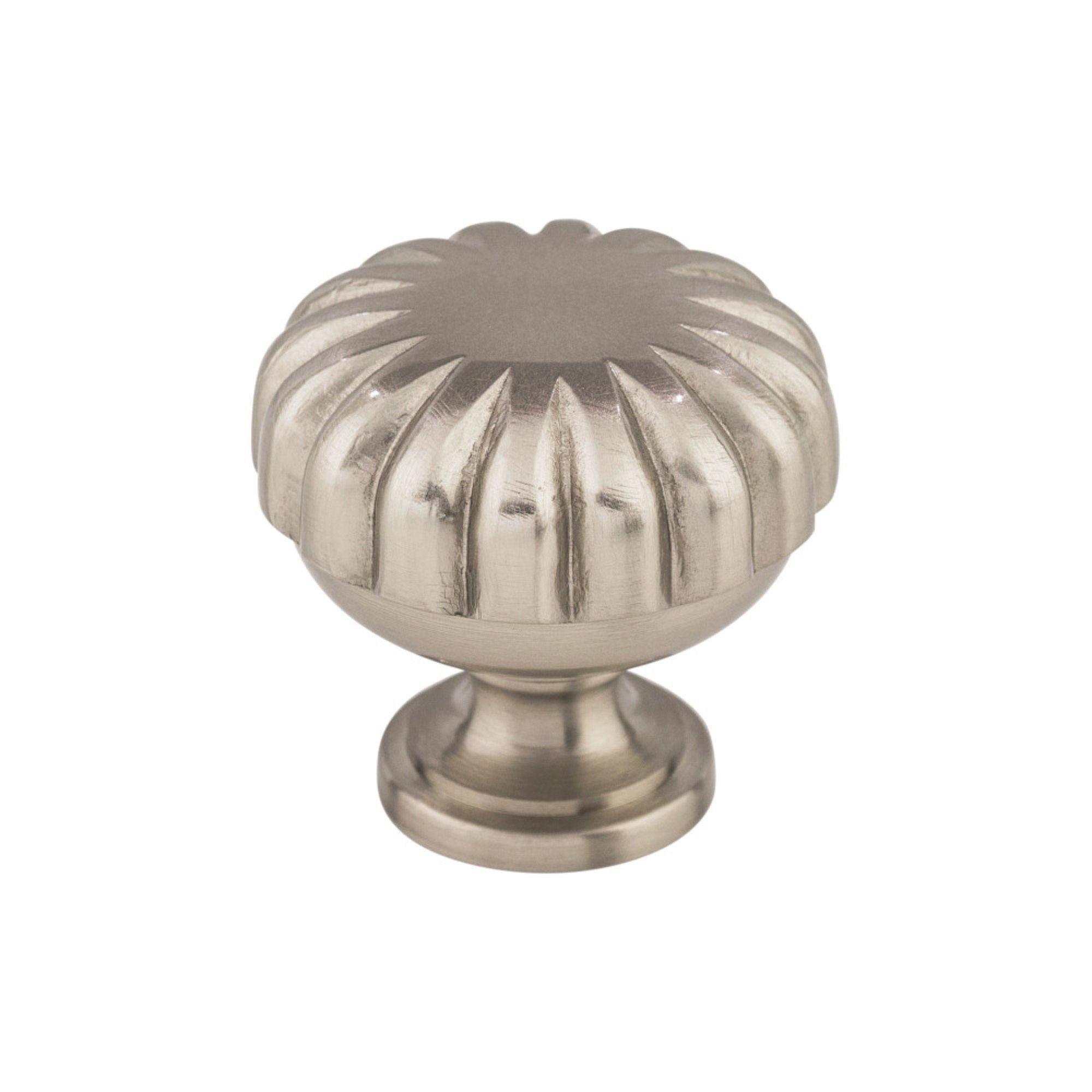 Melon Cabinet Knob 1 1/4" Brushed Satin Nickel