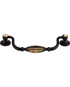 Tuscany Drop Cabinet Pull 5 1/16" Center to Center Dark Antique Brass