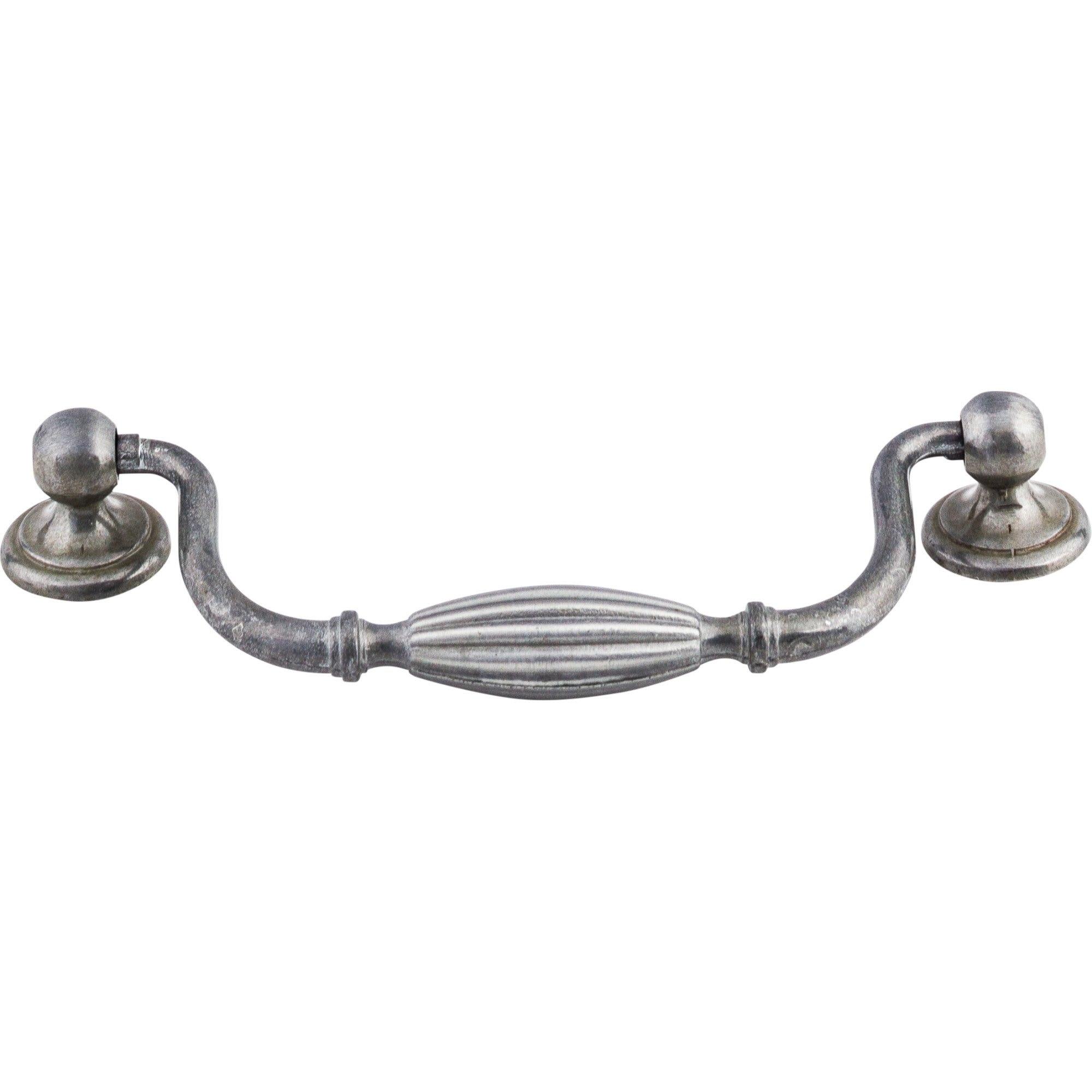 Tuscany Drop Cabinet Pull 5 1/16" Center to Center Pewter Light