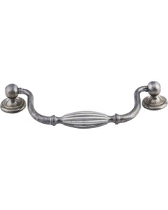 Tuscany Drop Cabinet Pull 5 1/16" Center to Center Pewter Light