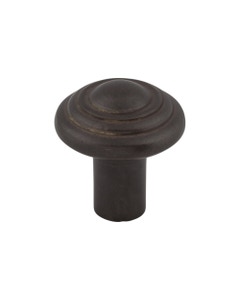 Aspen Button Cabinet Knob 1 1/4" Medium Bronze