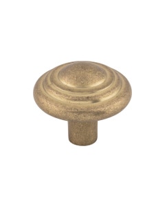 Aspen Button Cabinet Knob 1 3/4" Light Bronze