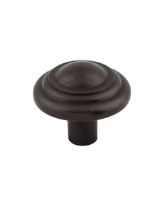 Aspen Button Cabinet Knob 1 3/4" Medium Bronze