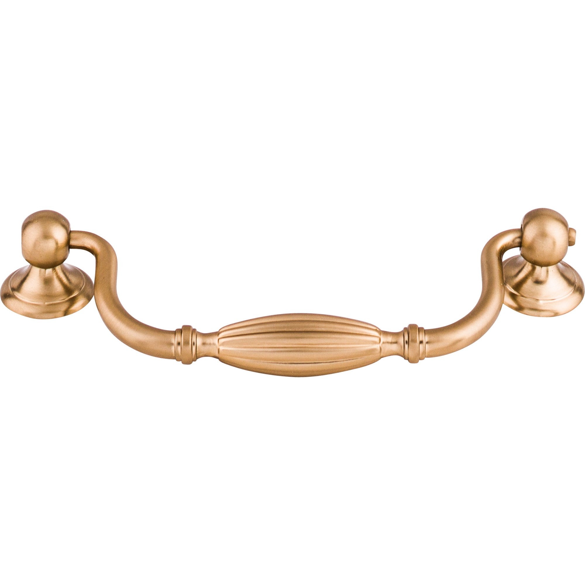 Tuscany Drop Cabinet Pull 5 1/16" Center to Center Brushed Bronze
