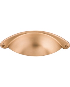 Arendal Cup Cabinet Pull 2 1/2" Center to Center Brushed Bronze