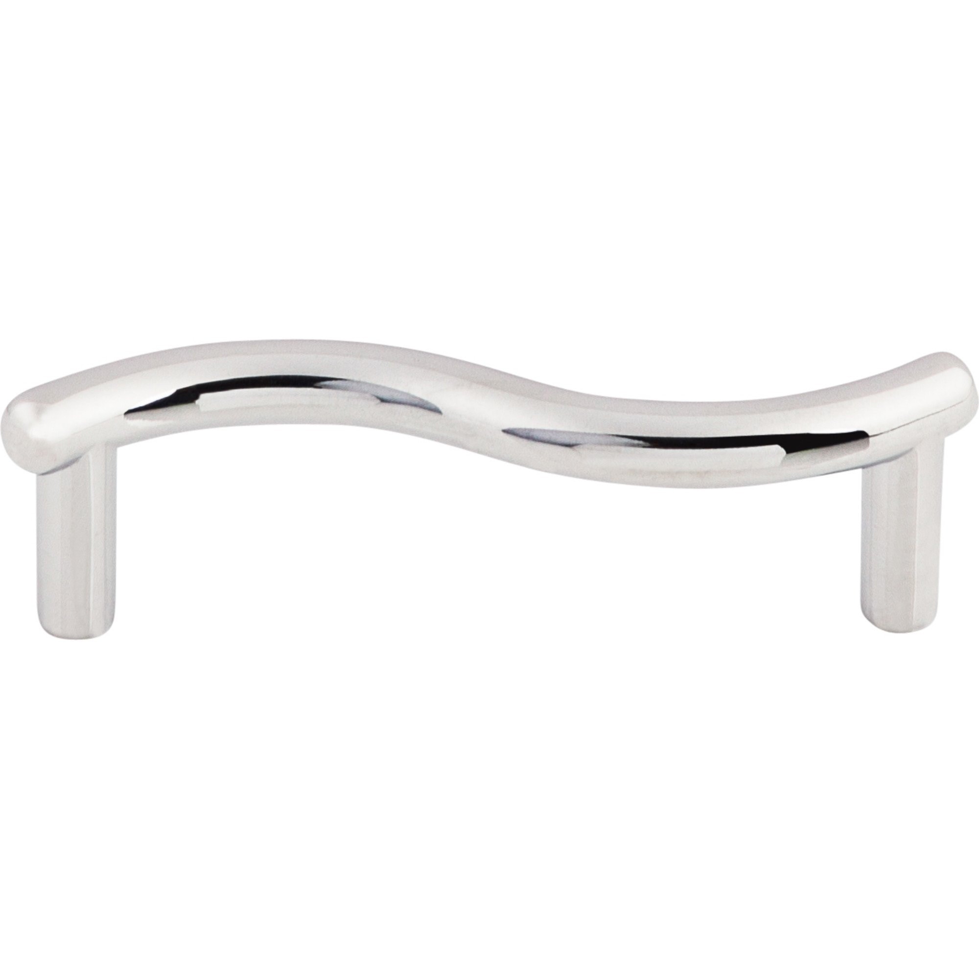 Spiral Cabinet Pull 3" Center to Center Polished Chrome