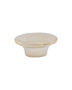 Dakota Oval Cabinet Knob 1 1/2" Polished Nickel